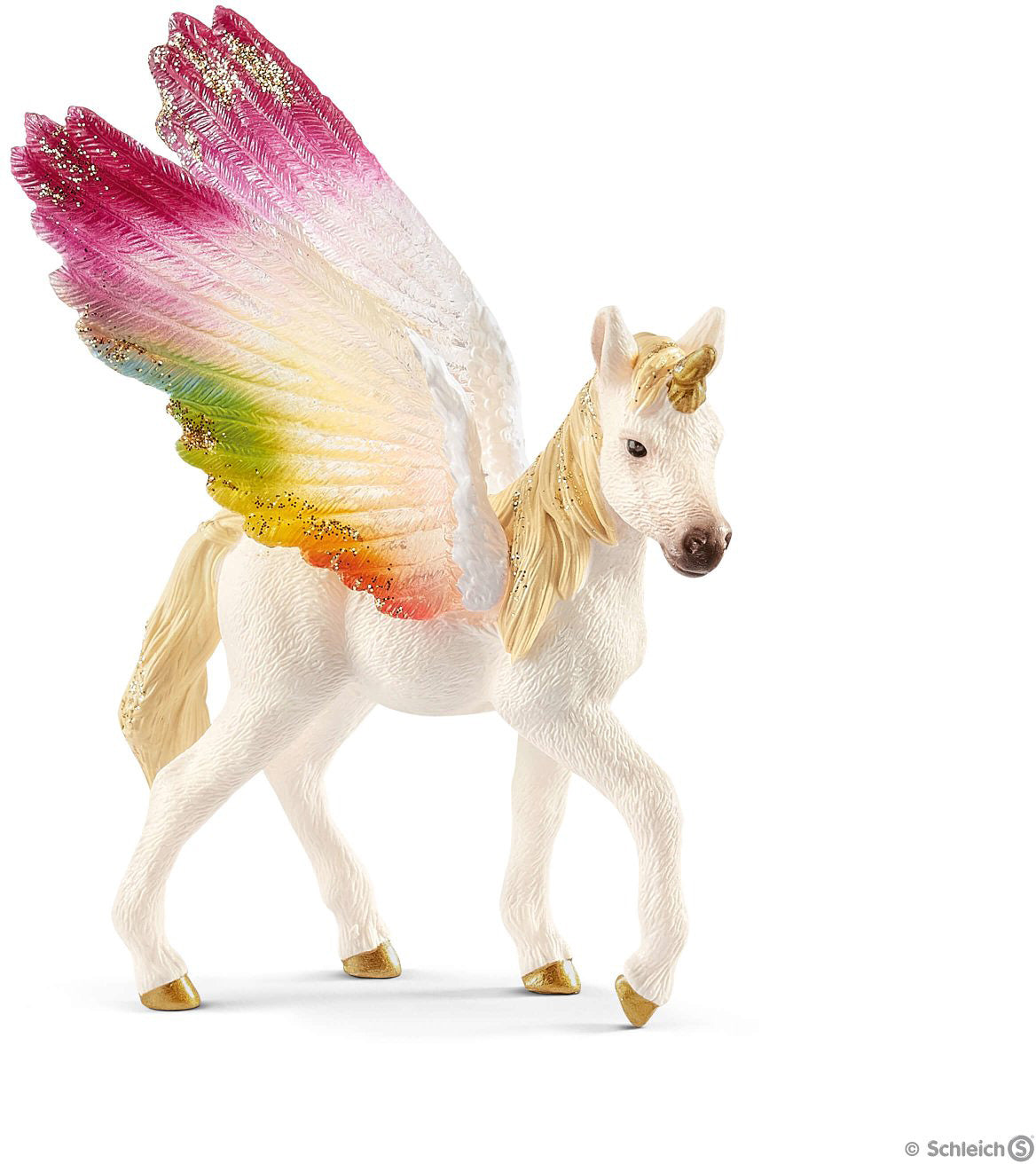 Winged Rainbow Unicorn Foal